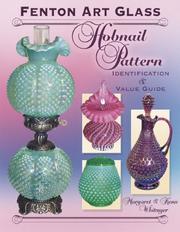 Cover of: Fenton Art Glass Hobnail Patterns by Margaret Whitmyer, Kenn Whitmyer