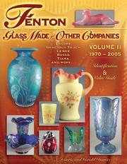 Cover of: Fenton Glass Made for Other Companies 1970-2005: Identification & Value Guide