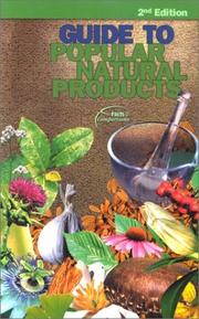Cover of: Guide to popular natural products.