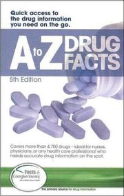 Cover of: A to Z drug facts