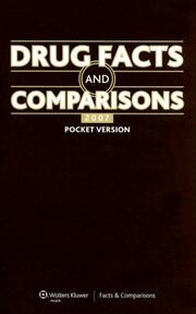 Cover of: Drug Facts and Comparisons: Pocket Version 2007 (Drug Facts and Comparisons (Pocket ed))