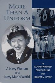 Cover of: More than a uniform by Winifred Quick Collins