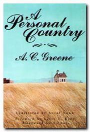 Cover of: A personal country by A. C. Greene