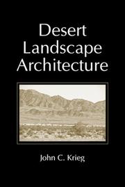 Cover of: Desert landscape architecture