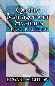Cover of: Quality Management Systems by Howard S. Gitlow