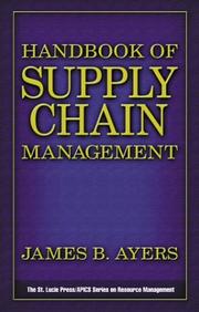 Cover of: Handbook of Supply Chain Management