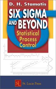 Cover of: Six Sigma and Beyond by D.H. Stamatis, D.H. Stamatis