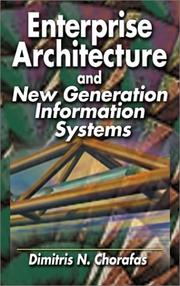 Cover of: Enterprise architecture: for new generation information systems