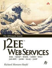 Cover of: J2EE Web Services: XML SOAP WSDL UDDI WS-I JAX-RPC JAXR SAAJ JAXP