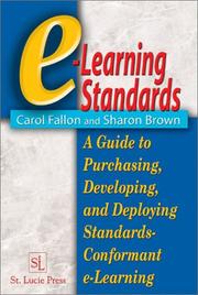 E-Learning Standards by Carol Fallon, Sharon Brown