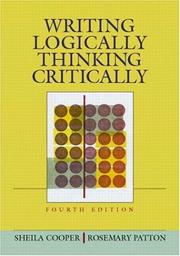 Cover of: Writing logically, thinking critically by Sheila Cooper