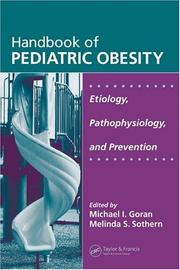 Cover of: Handbook of pediatric obesity | 