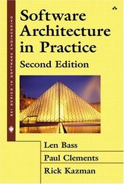 Cover of: Software Architecture in Practice (2nd Edition) (The SEI Series in Software Engineering) by Len Bass, Paul Clements, Rick Kazman