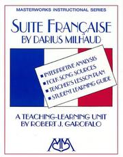Cover of: Suite française by Darius Milhaud: a teaching-learning unit