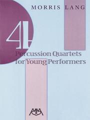 Cover of: 4 PERCUSSION QUARTETS FOR YOUNG PERFORMERS