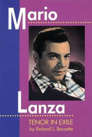Cover of: Mario Lanza by Roland L. Bessette, Mario Lanza