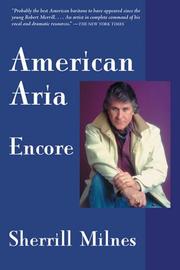 Cover of: SHERRILL MILNES - AMERICAN ARIA by Sherrill Milnes