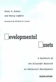 Cover of: Developmental Assets by Peter C. Scales, Nancy Leffert