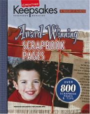 Cover of: Creating Keepsakes Award-Winning Scrapbook Pages (Leisure Arts, No. 15929) (Creating Keepsakes: A Treasury of Favorites)