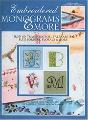 Cover of: Embroidered Monograms & More  (Leisure Arts #1984)
