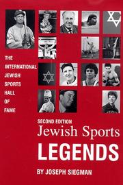Cover of: Jewish sports legends | Joseph Siegman