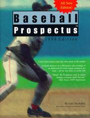 Cover of: Baseball Prospectus: 1998 (Baseball Prospectus)