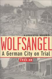 Cover of: Wolfsangel: A German City on Trial 1945-48