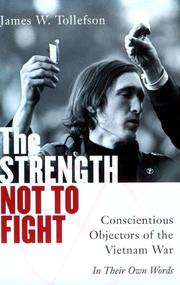 Cover of: The Strength Not to Fight | James W. Tollefson