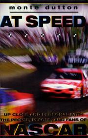 Cover of: At Speed  by Monte Dutton