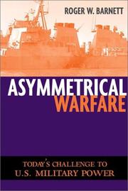 Cover of: Asymmetrical Warfare: Today's Challenge to Us Military Power (Issues in Twenty-First-Century Warfare)