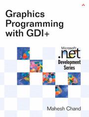 Cover of: Graphics programming with GDI+