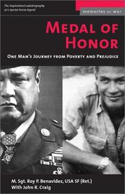Cover of: Medal of Honor by Roy Benavidez, John R. Craig