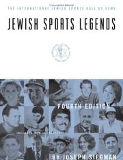 Cover of: Jewish sports legends by Joseph Siegman
