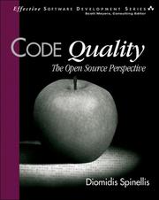 Cover of: Code Quality: The Open Source Perspective (Effective Software Development Series)