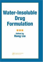 Cover of: Water-Insoluble Drug Formulation