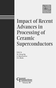 Cover of: Impact of Recent Advances in Processing of Ceramic Superconductors (Ceramic Transactions, Vol. 84) (Ceramic Transactions)