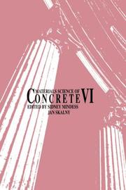 Cover of: Materials Science of Concrete VI (Materials Science of Concrete Series)