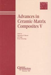 Cover of: Advances in ceramic-matrix composites V | 