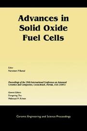 Cover of: Advances in Solid Oxide Fuel Cells (Ceramic Engineering and Science Proceedings)