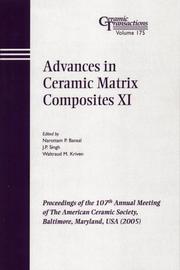 Cover of: Advances in Ceramic Matrix Composites XI (Ceramic Transactions Series)