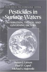 Cover of: Pesticides in surface waters: distribution, trends, and governing factors