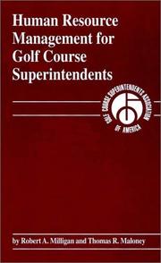 Cover of: Human Resource Management for Golf Course Superintendents