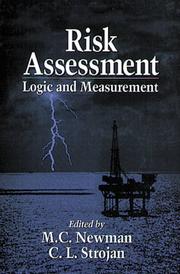 Cover of: Risk Assessment: Logic and Measurement