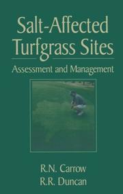 Cover of: Salt-affected turfgrass sites: assessment and management