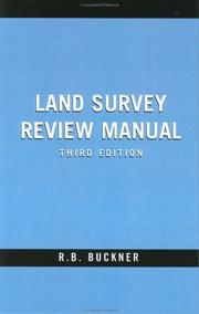 Cover of: Land Survey Review Manual by R. Ben Buckner