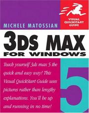 Cover of: 3ds Max 5 for Windows by Michele Matossian