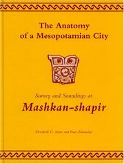 Cover of: The anatomy of a Mesopotamian city by Elizabeth Caecilia Stone