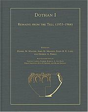 Cover of: Dothan by edited by Daniel M. Master ... [et al.] ; with contributions by Timothy Larsen ... [et al.].