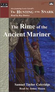 Cover of: The Rime of the Ancient Mariner/the Hunting of the Snark