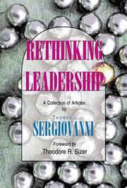 Cover of: Rethinking leadership: a collection of articles